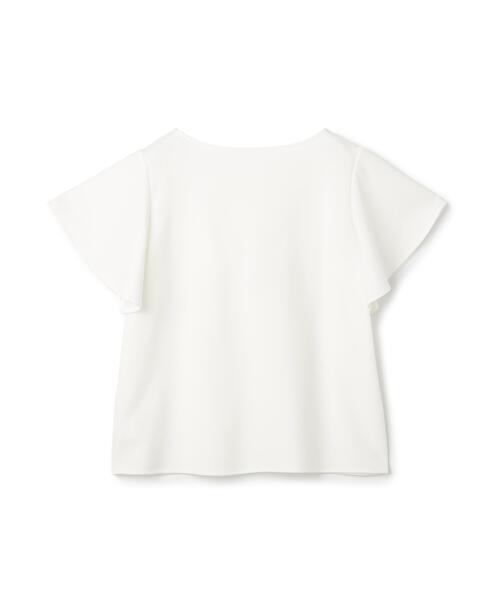 NATURAL BEAUTY BASIC(ナチュラルビューティーベーシック)の「カットジョーゼットトップス(Tシャツ/カットソー・レディース・ネイビー/ライトグリーン/オフホワイト・フリ-)」の17枚目の写真