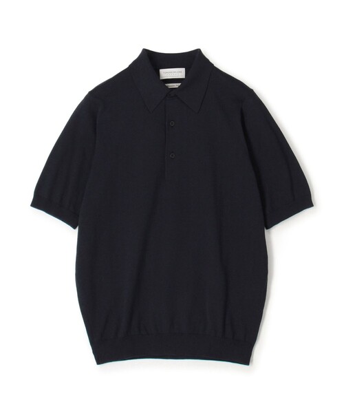 TOMORROW LAND シルクコットンニットポロSESIA 美品 TOMORROWLAND tricot シルクコットン ニットポロシャツ SESIA（ニット