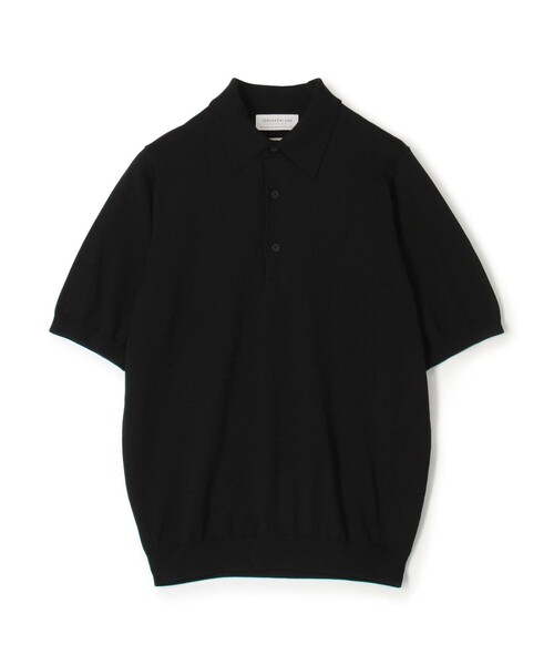 TOMORROWLAND (トゥモローランド)の「TOMORROWLAND tricot シルクコットン 半袖ニットポロシャツ SESIA(ニット/セーター・メンズ・ネイビー/オレンジ/チャコールグレー/ブラック/ライトグレー/グリーン・L/XL/S/M)」の2枚目の写真