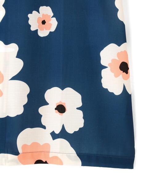 DANKE SCHON(ダンケシェーン)の「【WEB&DEPOT限定】DankeSchon/ダンケシェーン/FLOWER S/S SHIRTS(シャツ/ブラウス・レディース・ブルー・M/L/XL)」の6枚目の写真