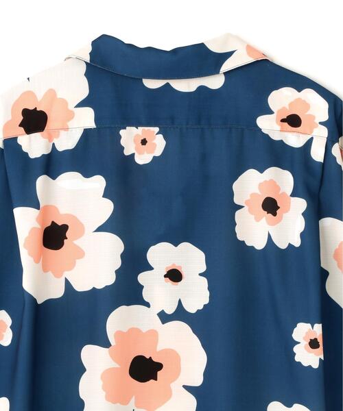 DANKE SCHON(ダンケシェーン)の「【WEB&DEPOT限定】DankeSchon/ダンケシェーン/FLOWER S/S SHIRTS(シャツ/ブラウス・レディース・ブルー・M/L/XL)」の7枚目の写真