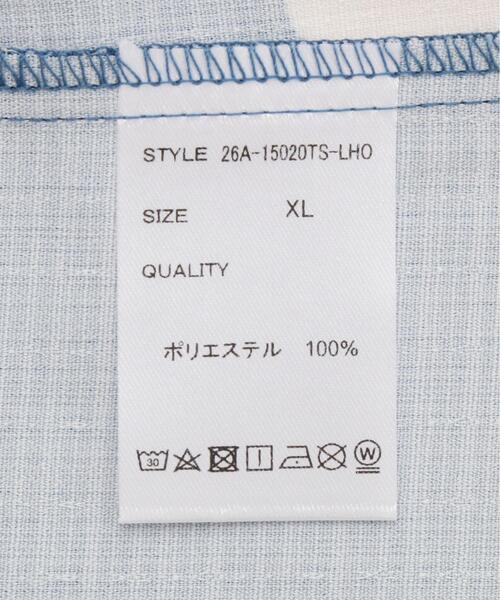 DANKE SCHON(ダンケシェーン)の「【WEB&DEPOT限定】DankeSchon/ダンケシェーン/FLOWER S/S SHIRTS(シャツ/ブラウス・レディース・ブルー・M/L/XL)」の9枚目の写真