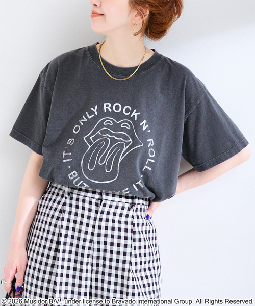GOOD ROCK SPEED(グッドロックスピード)の「GOOD ROCK SPEED / グッドロックスピード ROCK Tshirts A(Tシャツ/カットソー・レディース・ブラウン/ダークブルー/ネイビー/ベージュ/ブラック/ブラック系その他・FREE)」の3枚目の写真