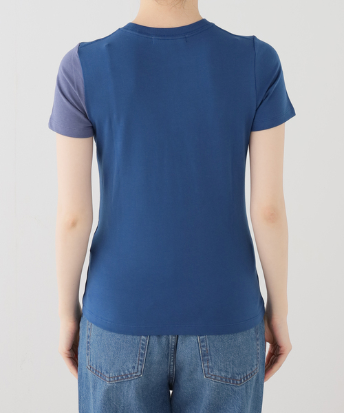 OPEN Yy（オープンワイワイ）の「【OPEN YY / オープンワイワイ】 YY DOT TYPO TEE（Tシャツ/カットソー・レディース・ブルー系その他/ホワイト/グレー・SMALL）」の13枚目の写真