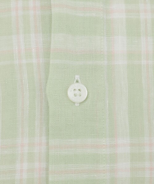MACKINTOSH LONDON(マッキントッシュ ロンドン)の「リネンチェックワイドカラーシャツ(シャツ/ブラウス・メンズ・グリーン系その他/ブルー系その他2・M/XL/L)」の11枚目の写真