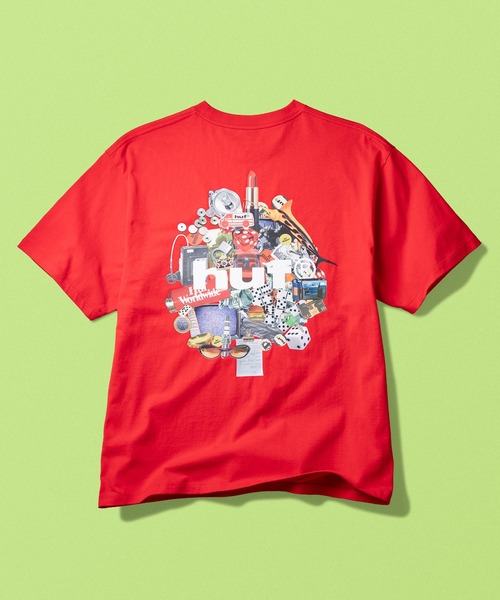 HUF（ハフ）の「ROADTRIP TEE（Tシャツ/カットソー・メンズ・ブラック/レッド/ホワイト/ネイビー・XXL/XL/L/M/S）」の4枚目の写真