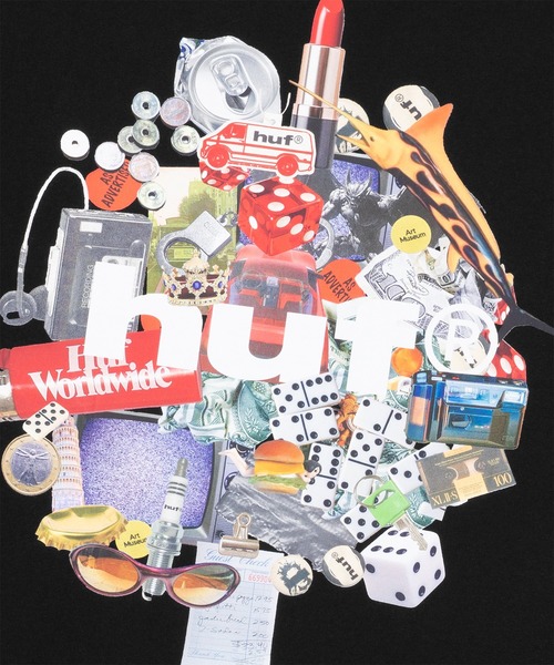 HUF（ハフ）の「ROADTRIP TEE（Tシャツ/カットソー・メンズ・ブラック/レッド/ホワイト/ネイビー・XXL/XL/L/M/S）」の11枚目の写真