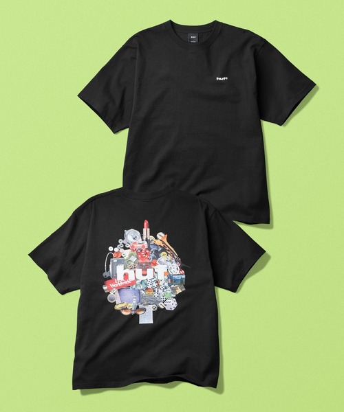 HUF（ハフ）の「ROADTRIP TEE（Tシャツ/カットソー・メンズ・ブラック/レッド/ホワイト/ネイビー・XXL/XL/L/M/S）」の8枚目の写真