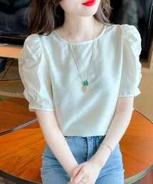 半袖トップス　ゆったりシルエット