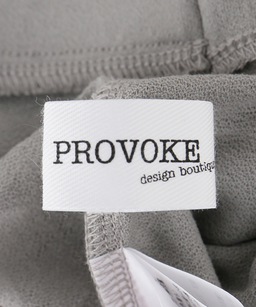 PROVOKE (プロヴォーク)の「【PROVOKE/プロヴォーク】シアーラップスカート(スカート・レディース・チャコールグレー・FREE)」の6枚目の写真