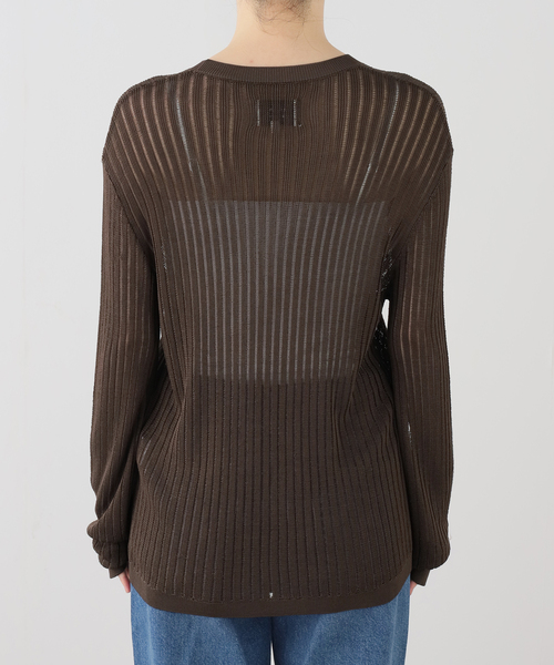 journal standard L'essage(ジャーナルスタンダードレサージュ)の「LOULOU DE SAISON/ルル・ド・セゾン HEDORA LOOSE-FIT SWEATE ニット(ニット/セーター・レディース・ブラウン・SMALL)」の8枚目の写真