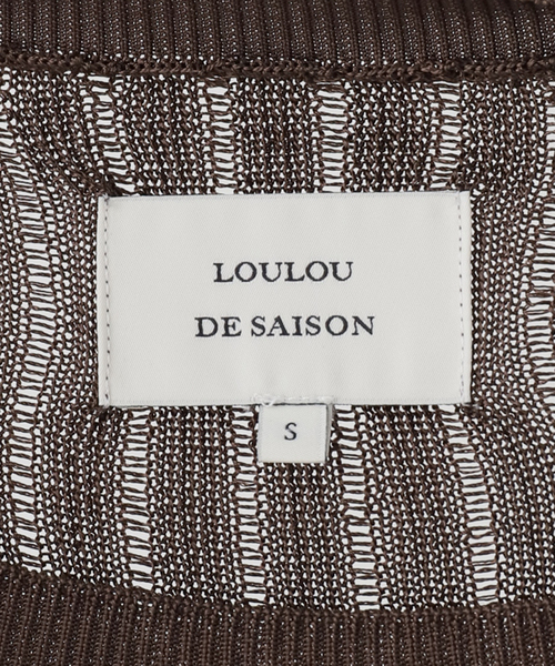 journal standard L'essage(ジャーナルスタンダードレサージュ)の「LOULOU DE SAISON/ルル・ド・セゾン HEDORA LOOSE-FIT SWEATE ニット(ニット/セーター・レディース・ブラウン・SMALL)」の5枚目の写真