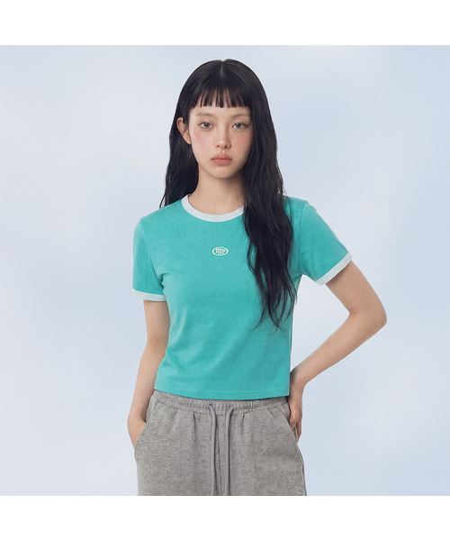 MASMARULEZ APPAREL(マスマルールズ アパレル)の「Mini Symbol Ringer T-Shirt_5 Colors(Tシャツ/カットソー・レディース・ブラック/レッド/ネイビー/ミント/グリーン系その他・ONE SIZE)」の4枚目の写真