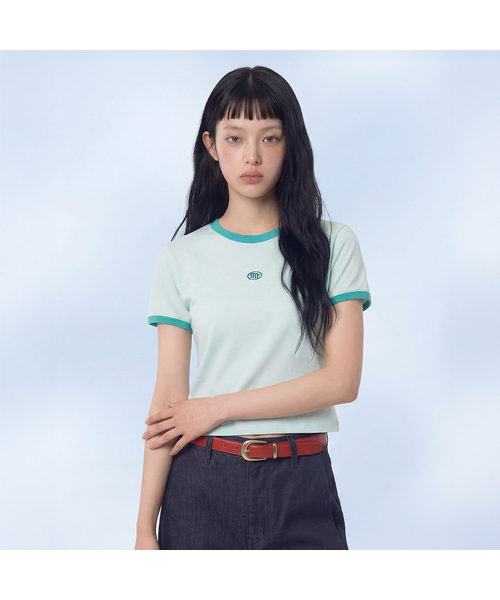 MASMARULEZ APPAREL(マスマルールズ アパレル)の「Mini Symbol Ringer T-Shirt_5 Colors(Tシャツ/カットソー・レディース・ブラック/レッド/ネイビー/ミント/グリーン系その他・ONE SIZE)」の3枚目の写真