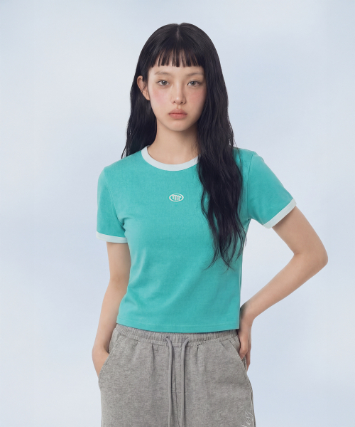 MASMARULEZ APPAREL(マスマルールズ アパレル)の「Mini Symbol Ringer T-Shirt_5 Colors(Tシャツ/カットソー・レディース・ブラック/レッド/ネイビー/ミント/グリーン系その他・ONE SIZE)」の10枚目の写真