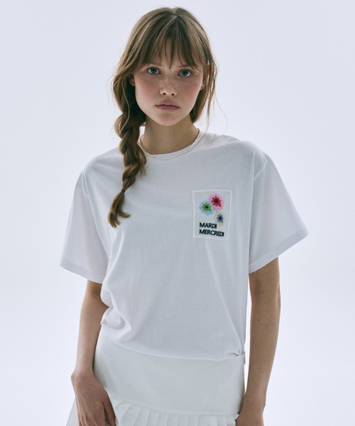 TSHIRT FLOWER PATCH / Tシャツ フラワー パッチ（Tシャツ/カットソー