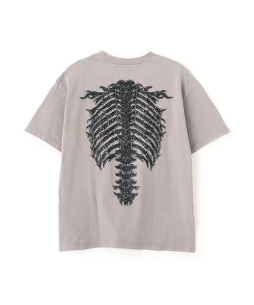 L.H.P(エルエイチピー)の「SUPPLIER/サプライヤー/LHP別注 Rhinestone Fire Bones Tee(Tシャツ/カットソー・レディース・ブラック/グレー/カモフラージュ・XL/L/M)」の3枚目の写真