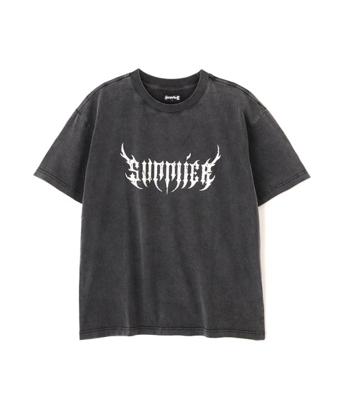 L.H.P(エルエイチピー)の「SUPPLIER/サプライヤー/LHP別注 Rhinestone Fire Bones Tee(Tシャツ/カットソー・レディース・ブラック/グレー/カモフラージュ・XL/L/M)」の4枚目の写真