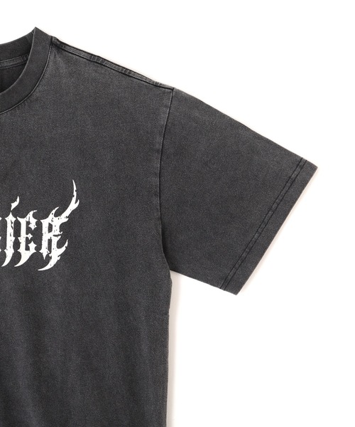 L.H.P(エルエイチピー)の「SUPPLIER/サプライヤー/LHP別注 Rhinestone Fire Bones Tee(Tシャツ/カットソー・レディース・ブラック/グレー/カモフラージュ・XL/L/M)」の6枚目の写真