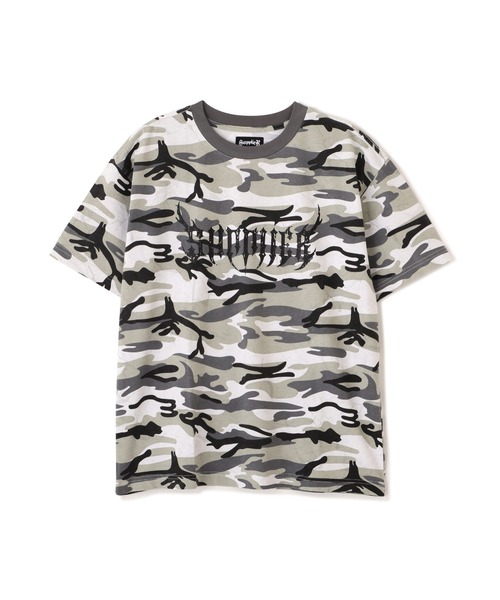 L.H.P(エルエイチピー)の「SUPPLIER/サプライヤー/LHP別注 Rhinestone Fire Bones Tee(Tシャツ/カットソー・レディース・ブラック/グレー/カモフラージュ・XL/L/M)」の13枚目の写真