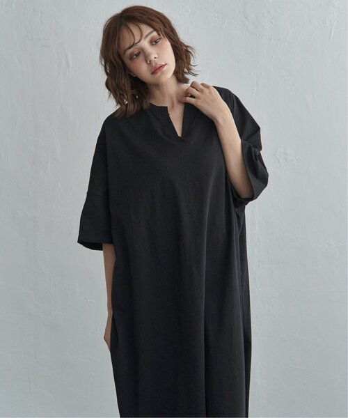 notch.(ノッチ)の「【notch. by KR 】キーネック半袖ビッグワンピース(ワンピース・レディース・ダークグレー/ブラック/ブルー・M/TM)」の20枚目の写真