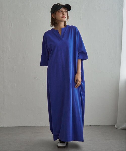 notch.(ノッチ)の「【notch. by KR 】キーネック半袖ビッグワンピース(ワンピース・レディース・ダークグレー/ブラック/ブルー・M/TM)」の17枚目の写真