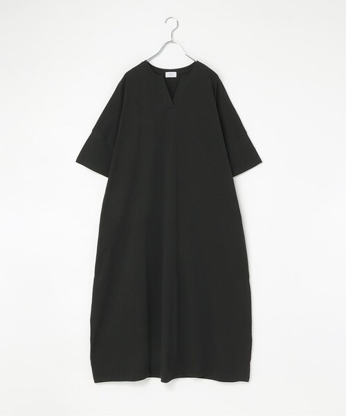 notch.(ノッチ)の「【notch. by KR 】キーネック半袖ビッグワンピース(ワンピース・レディース・ダークグレー/ブラック/ブルー・M/TM)」の12枚目の写真