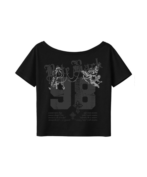 VENHIT(ベンヒット)の「バイトバック98 ワンオフ 半袖Tシャツ(Tシャツ/カットソー・レディース・ホワイト/ライトグレー/ブラック・FREE)」の3枚目の写真