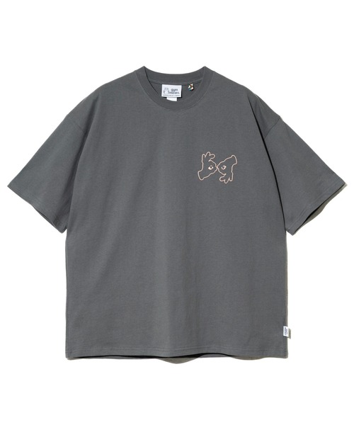 gym master(ジムマスター)の「gym master/ジムマスター 7.4oz LOOKING FOR LUCKY ビッグTee(Tシャツ/カットソー・メンズ・チャコールグレー/ホワイト・LARGE/X-LARGE/MEDIUM)」の8枚目の写真
