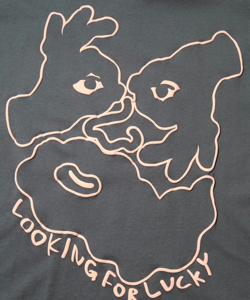 gym master(ジムマスター)の「gym master/ジムマスター 7.4oz LOOKING FOR LUCKY ビッグTee(Tシャツ/カットソー・メンズ・チャコールグレー/ホワイト・LARGE/X-LARGE/MEDIUM)」の10枚目の写真