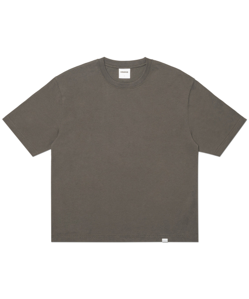 NOMANUAL(NOMANUAL)の「NM PLAIN CROP T-SHIRT - CHARCOAL(Tシャツ/カットソー・レディース・その他・SMALL/MEDIUM/LARGE/X-LARGE)」の1枚目の写真
