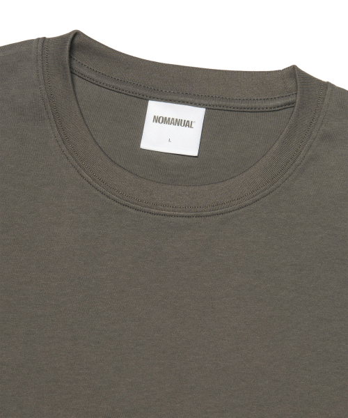 NOMANUAL(NOMANUAL)の「NM PLAIN CROP T-SHIRT - CHARCOAL(Tシャツ/カットソー・レディース・その他・SMALL/MEDIUM/LARGE/X-LARGE)」の4枚目の写真