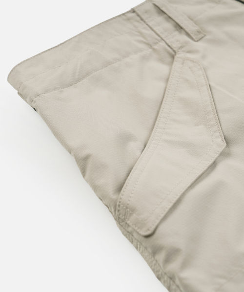 FRIZMWORKS(フリズムワークス)の「MICRO RIPSTOP ESSENTIAL CARGO SHORTS _ LIGHT GRAY(その他パンツ・メンズ・その他・SMALL/MEDIUM/LARGE/X-LARGE)」の5枚目の写真