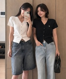 GENERAL IDEA（ジェネラルアイデア）の「【GENERAL IDEA】エアリーVネックケーブルカーディガン / AIRY V-NECK CABLE KNIT CARDIGAN（カーディガン/ボレロ）」