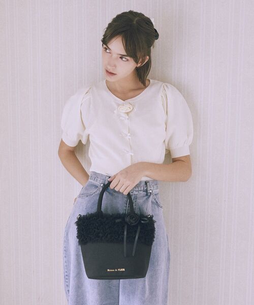 チュールフリルローズ2Wayバッグ（トートバッグ）｜Maison de FLEUR