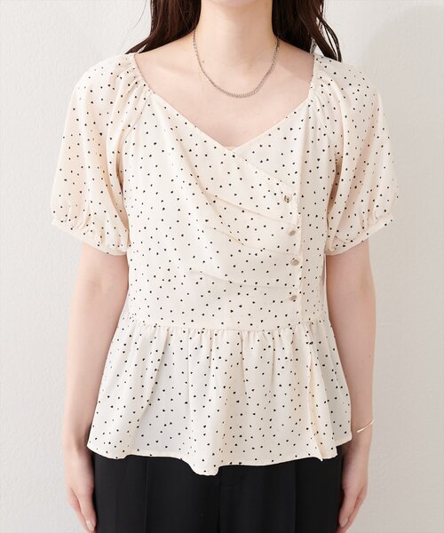 natural couture(ナチュラルクチュール)の「アシメデザインパフスリーブブラウス(シャツ/ブラウス・レディース・その他3/その他2/その他1/その他4・FREE)」の9枚目の写真