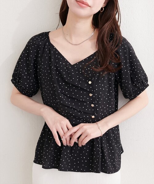 natural couture(ナチュラルクチュール)の「アシメデザインパフスリーブブラウス(シャツ/ブラウス・レディース・その他3/その他2/その他1/その他4・FREE)」の18枚目の写真