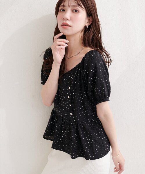 natural couture(ナチュラルクチュール)の「アシメデザインパフスリーブブラウス(シャツ/ブラウス・レディース・その他3/その他2/その他1/その他4・FREE)」の20枚目の写真