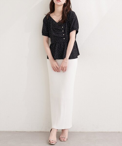 natural couture(ナチュラルクチュール)の「アシメデザインパフスリーブブラウス(シャツ/ブラウス・レディース・その他3/その他2/その他1/その他4・FREE)」の21枚目の写真