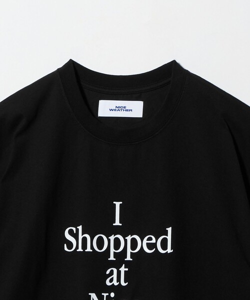 NICE WEATHER（ナイスウェザー）の「＜NICE WEATHER＞タイポグラフィ Tシャツ（Tシャツ/カットソー・メンズ・ブラック/ホワイト/ライトピンク・L/XS/M/S）」の14枚目の写真