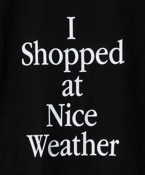 NICE WEATHER（ナイスウェザー）の「＜NICE WEATHER＞タイポグラフィ Tシャツ（Tシャツ/カットソー・メンズ・ブラック/ホワイト/ライトピンク・L/XS/M/S）」の15枚目の写真