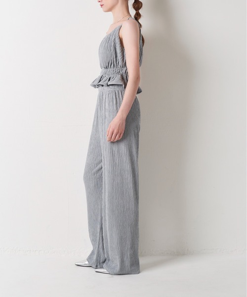 My shawty(マイシャウティー)の「pleats cami set up(その他パンツ・レディース・アイボリー/イエロー/ブラック/ライトブルー・FREE)」の14枚目の写真