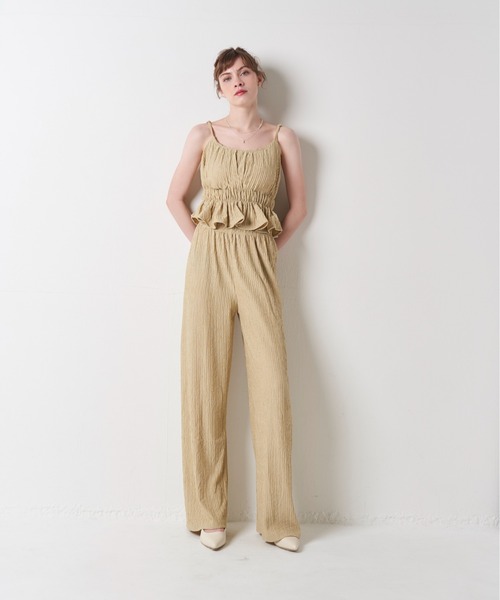 My shawty(マイシャウティー)の「pleats cami set up(その他パンツ・レディース・アイボリー/イエロー/ブラック/ライトブルー・FREE)」の10枚目の写真