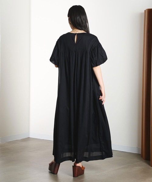 ROSE BUD(ローズバッド)の「COTTON VOILE DRESS(ワンピース・レディース・ブラック/レッド/ライトイエロー・M/S)」の19枚目の写真