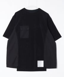 Maison ULA（メゾンウラ）の「Maison ULA/メゾン ウラ/ULAパイルコンビT（Tシャツ/カットソー）」