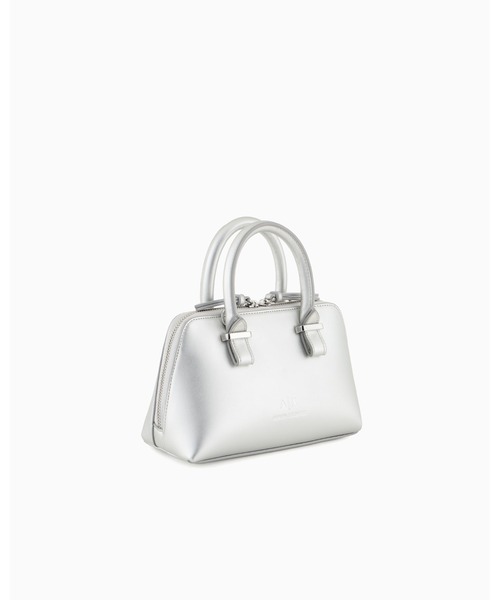 ARMANI EXCHANGE(アルマーニエクスチェンジ)の「【A|X アルマーニ エクスチェンジ】AXロゴ スモールハンドバッグ(ハンドバッグ・レディース・シルバー・FREE)」の2枚目の写真
