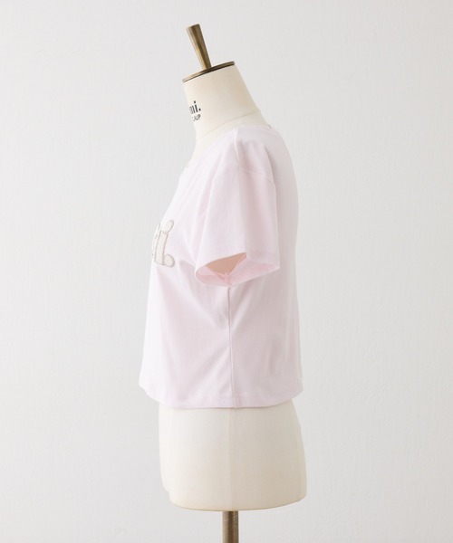 Seemi. byNICECLAUP( シーミーバイナイスクラップ)の「Seemi.ロゴTシャツ(Tシャツ/カットソー・レディース・ブラック/ピンク/オフホワイト・FREE)」の8枚目の写真