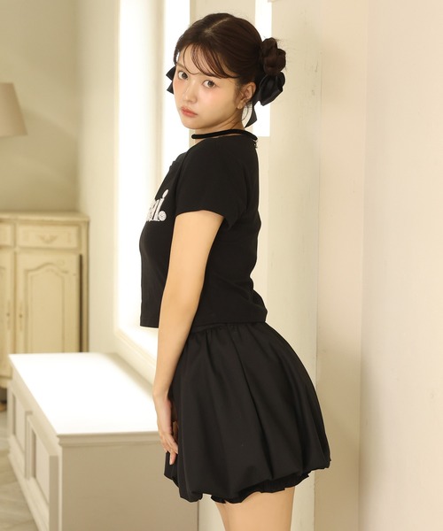 Seemi. byNICECLAUP( シーミーバイナイスクラップ)の「Seemi.ロゴTシャツ(Tシャツ/カットソー・レディース・ブラック/ピンク/オフホワイト・FREE)」の17枚目の写真