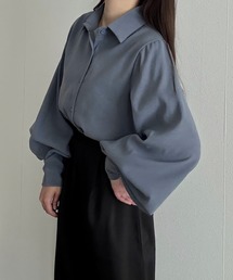 Cham.（チャム）の「バルーンスリーブシンプルシャツ（シャツ/ブラウス）」