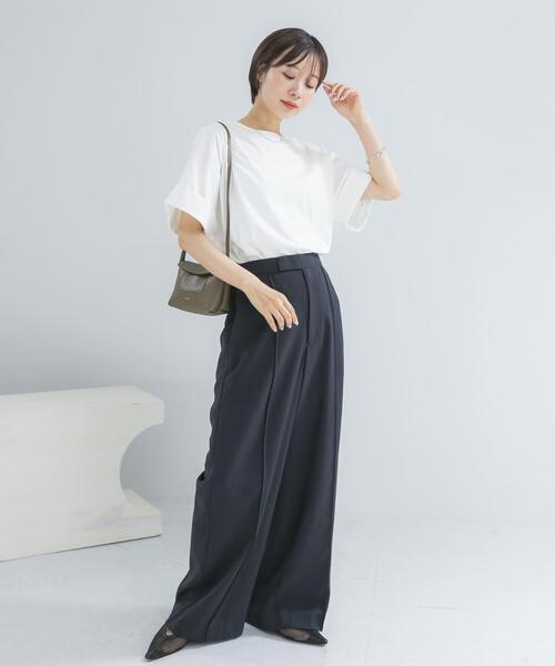URBAN RESEARCH ROSSO WOMEN(アーバンリサーチ ロッソ)の「UVカットデザインスリーブプルオーバー(Tシャツ/カットソー・レディース・ネイビー/オフホワイト/モカ/ブラウン系その他・FREE)」の11枚目の写真